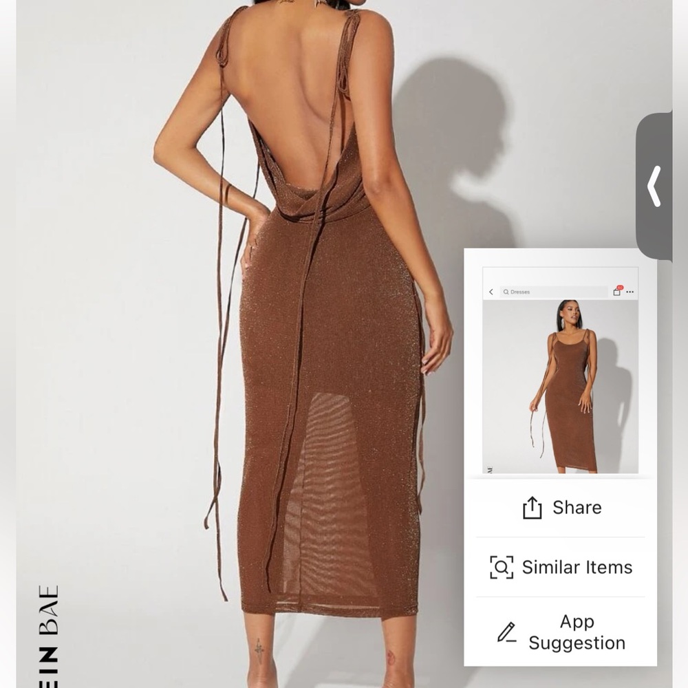 backless dress